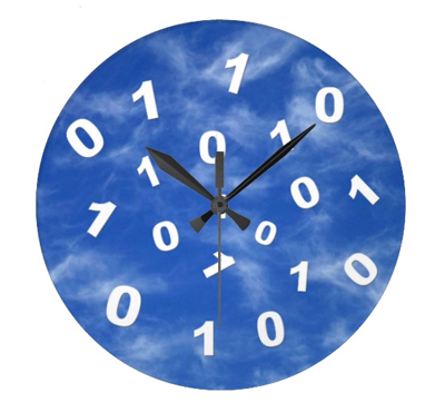 Cloud Computing Data Clock. Find this and other items related to cloud computing at the Gigapacket Zazzle store.